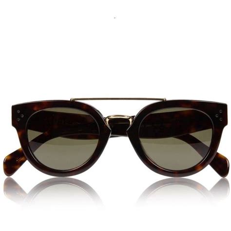 celine dark havana round rim sunglasses|authentic celine sunglasses.